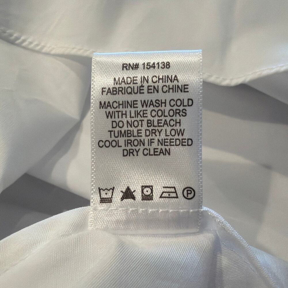 NWOT Staud White Cotton Blend Maxi Dress, Women’s Size 4 - Picture 8 of 8
